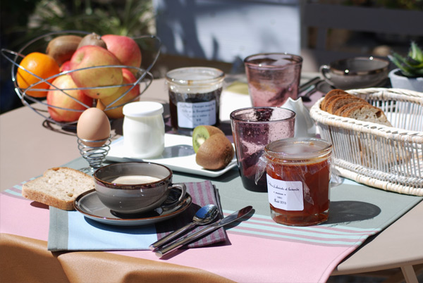 petit dejeuner chambre d'hotes